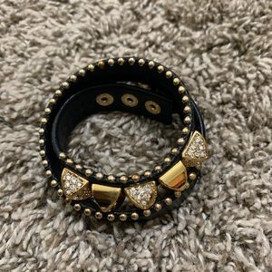 Juicy Couture double wrap leather bracelet
